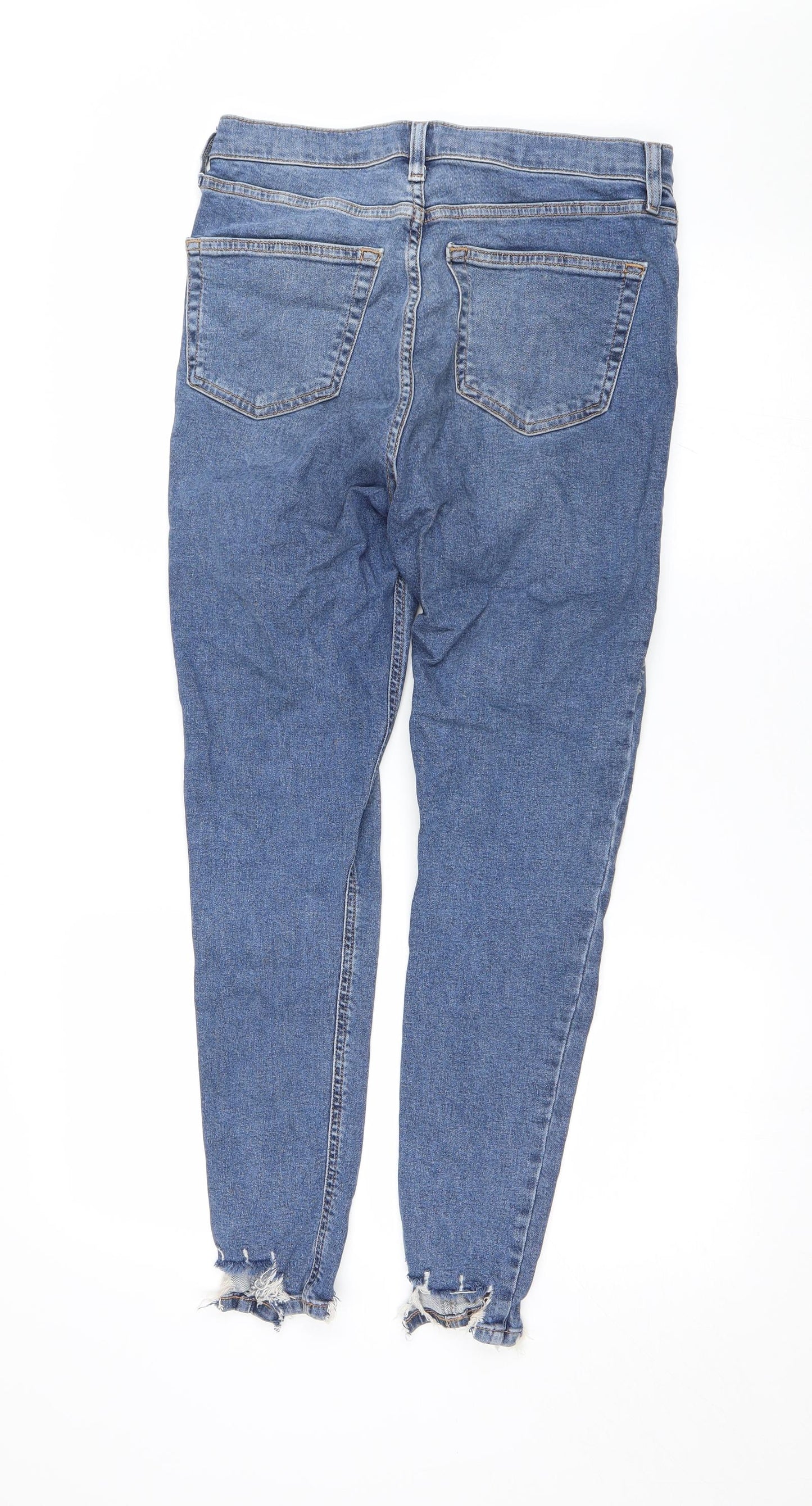 Topshop Womens Blue   Skinny Jeans Size 30 L32 in