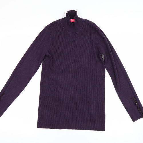 Together Womens Purple   Pullover Jumper Size 12