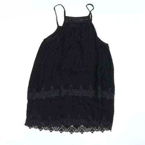 Miss Selfridge Womens Black   Basic Tank Size 8