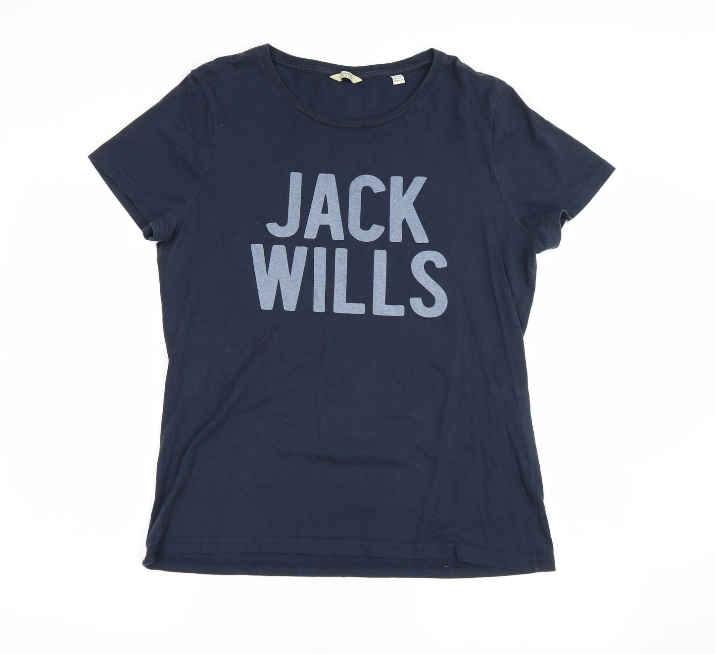 Jack Wills Womens Blue   Basic T-Shirt Size 14