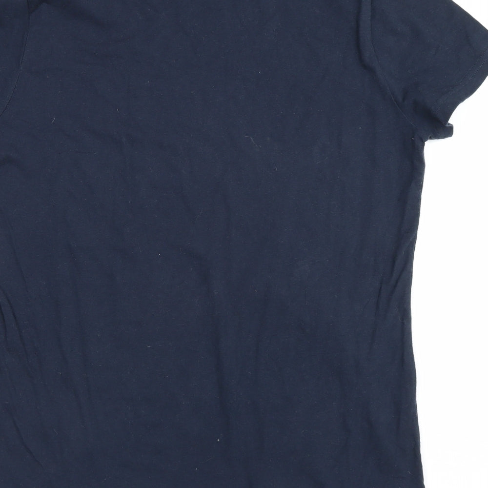 Jack Wills Womens Blue   Basic T-Shirt Size 14