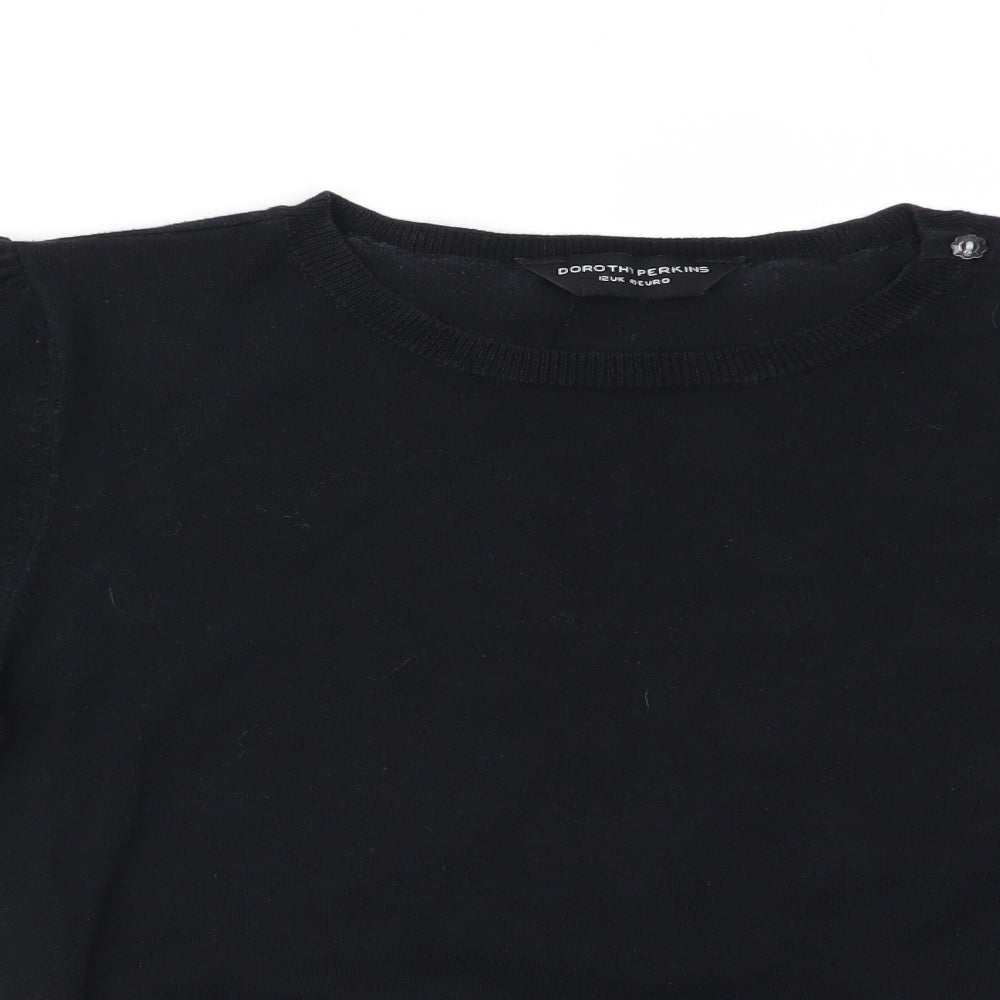Dorothy Perkins Womens Black   Pullover Jumper Size 12