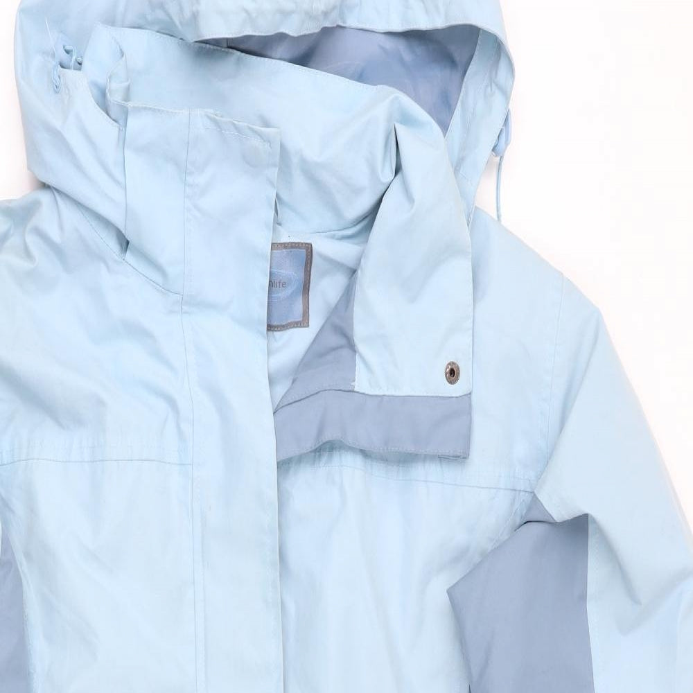 Mountain Warehouse Womens Blue   Rain Coat Coat Size 12