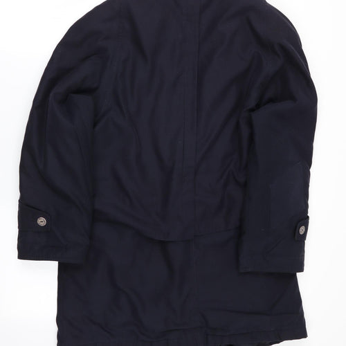 Preworn Womens Blue   Overcoat Coat