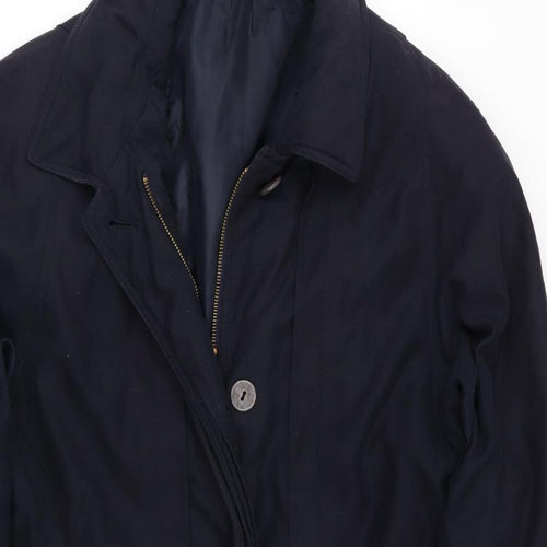 Preworn Womens Blue   Overcoat Coat