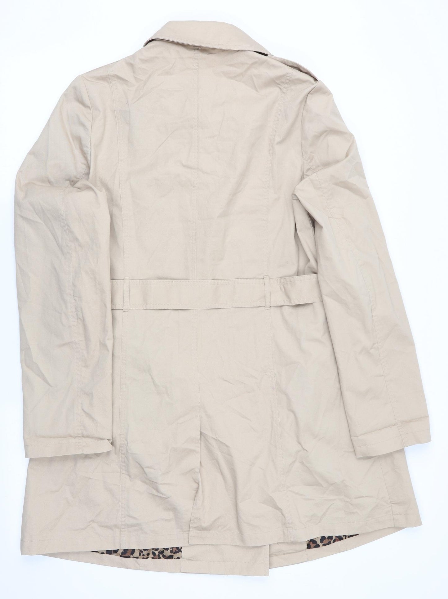 Avon Womens Beige   Trench Coat Coat Size 16