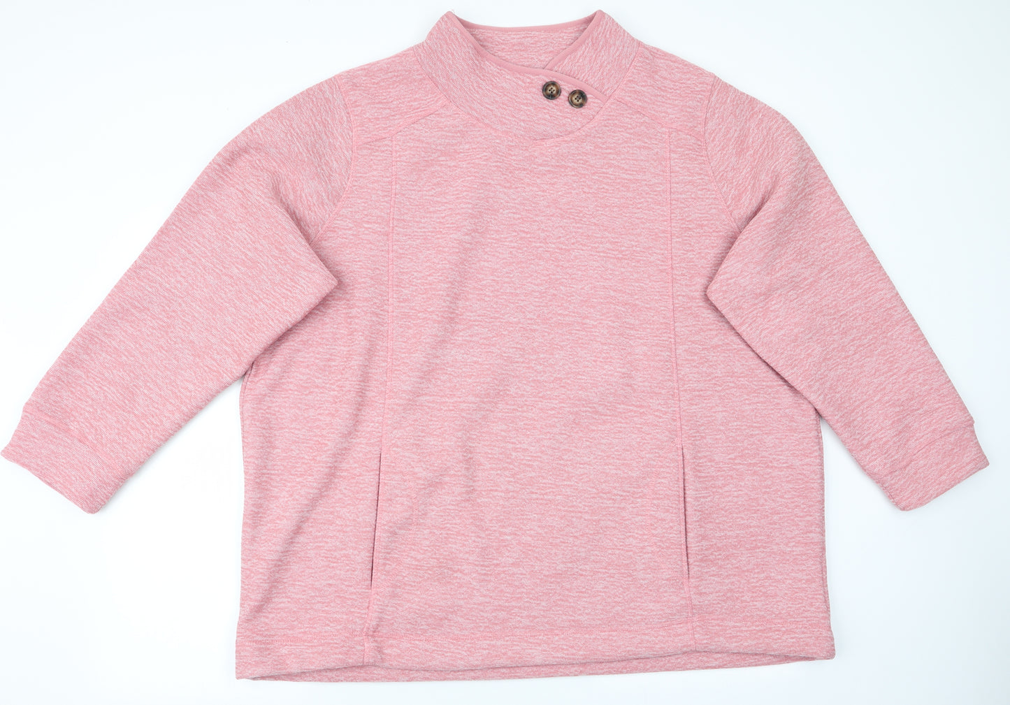 TU Womens Pink   Pullover Jumper Size 26  - Fleece Lined