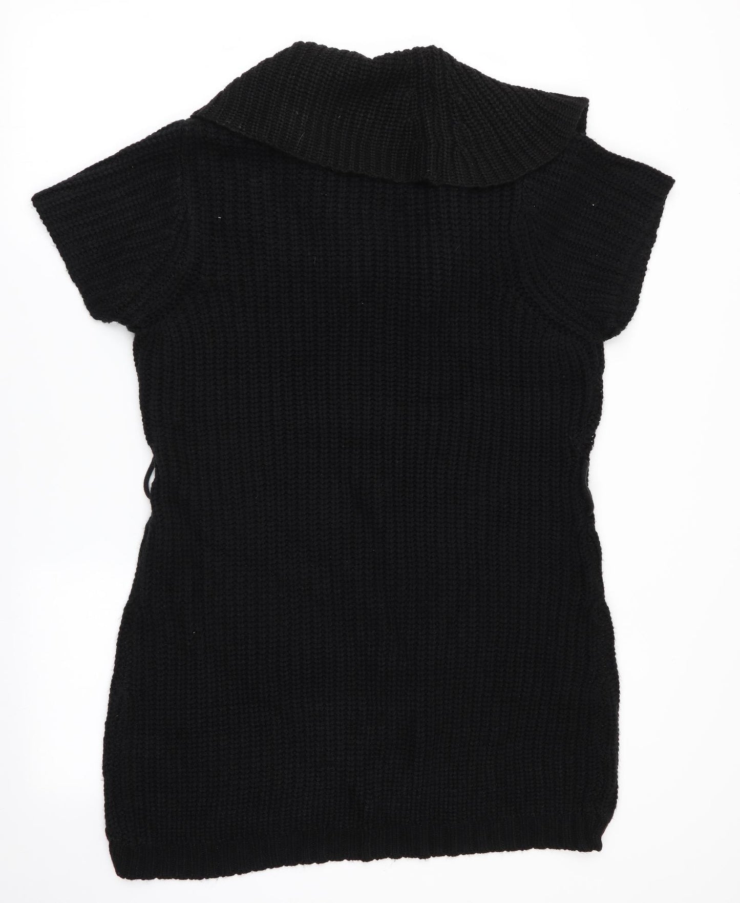 Dots Womens Black   Tunic Jumper Size 2XL