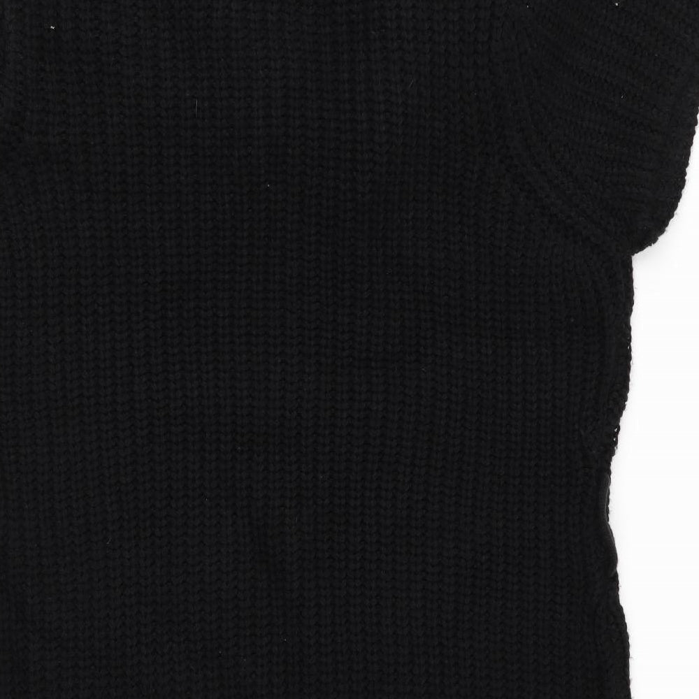 Dots Womens Black   Tunic Jumper Size 2XL