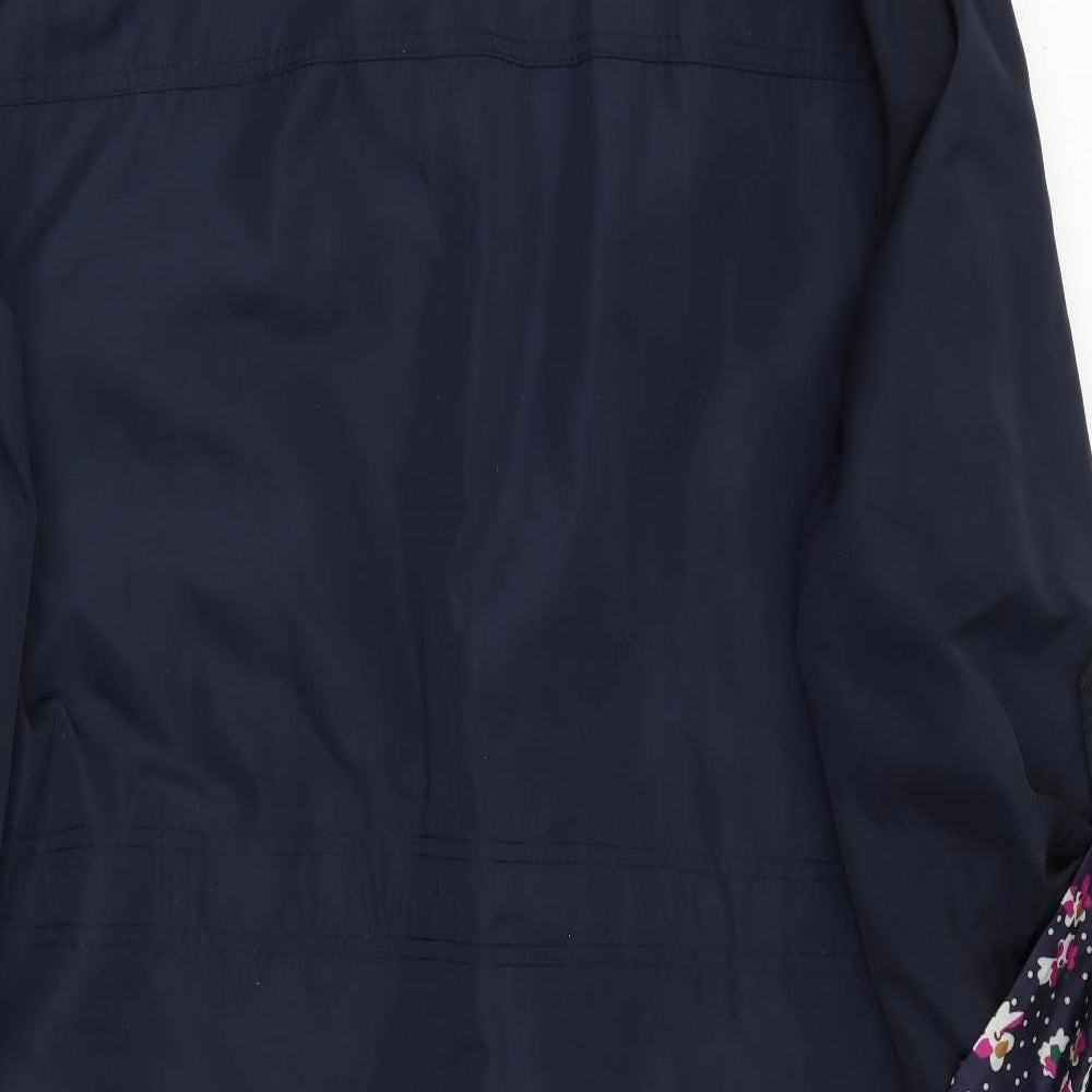 M&Co Womens Blue   Parka Coat Size 22  - roll up sleeve