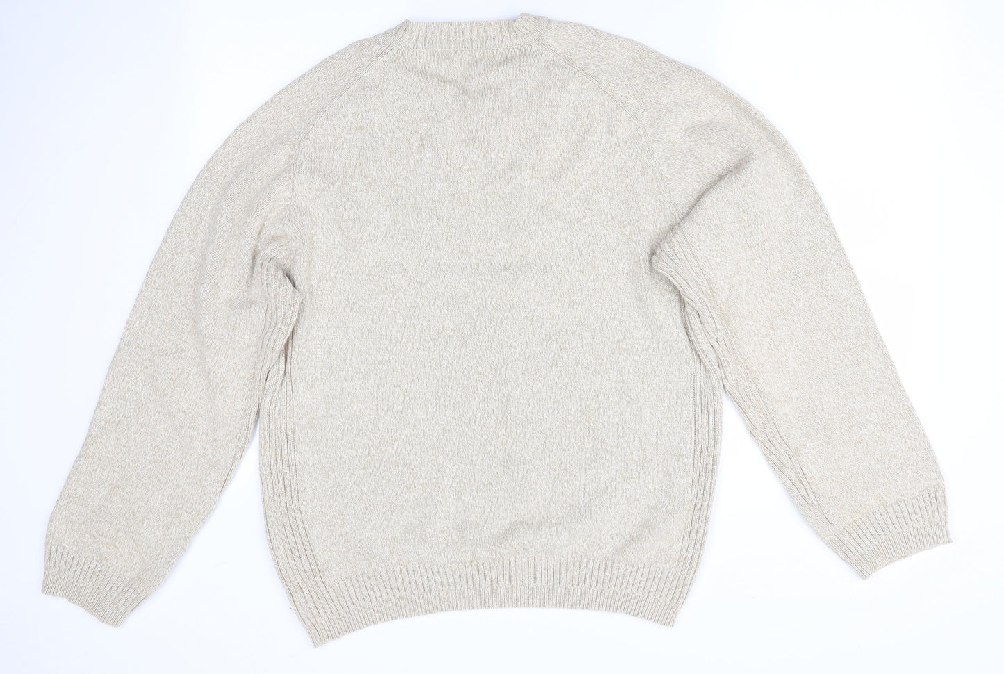 BHS Mens Beige   Pullover Jumper Size L