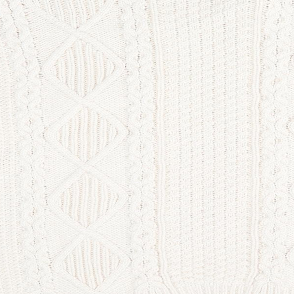 Topshop Womens Ivory Geometric  Pullover Jumper Size 16