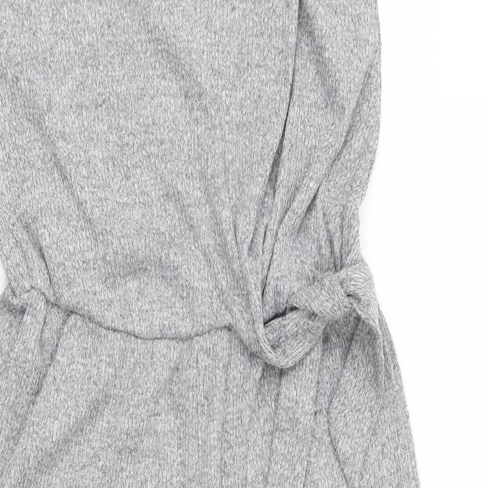 Primark Girls Grey   Jumpsuit One-Piece Size 11-12 Years  - Cropped with knot detail