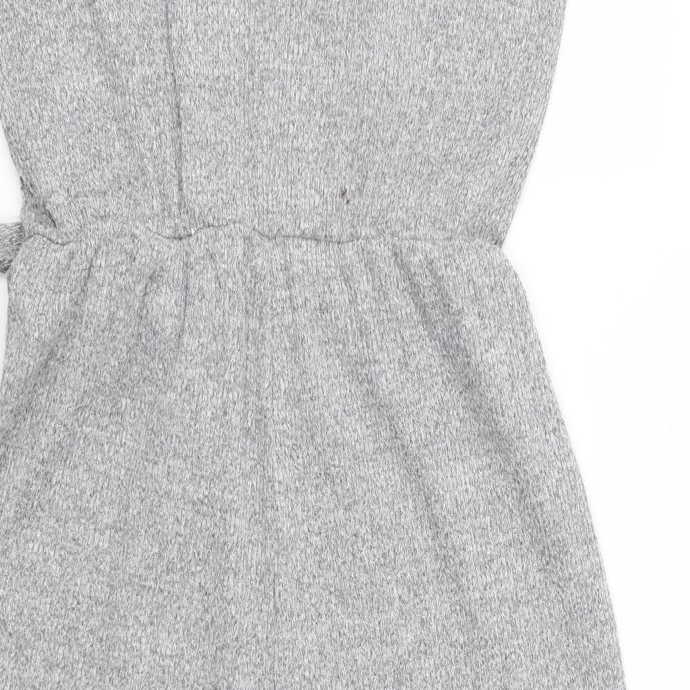 Primark Girls Grey   Jumpsuit One-Piece Size 11-12 Years  - Cropped with knot detail