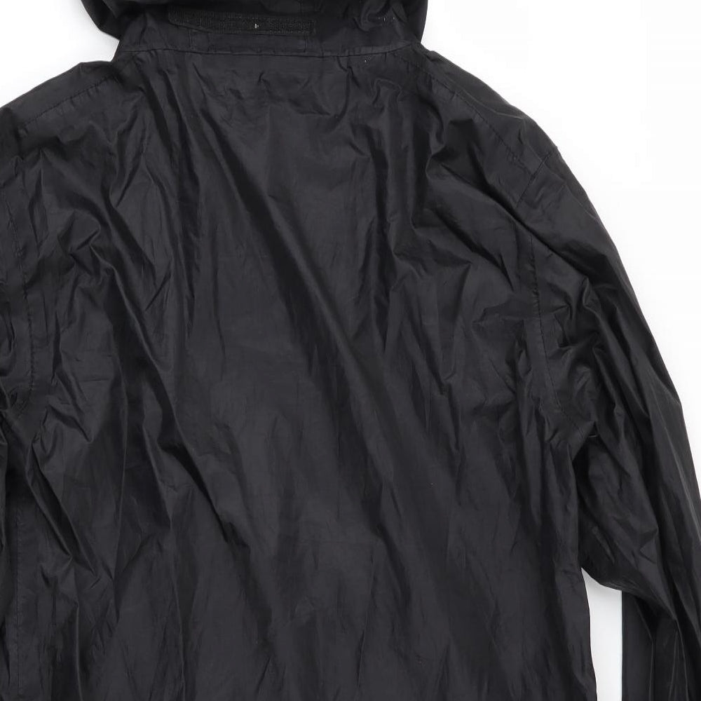 Regatta Girls Black   Rain Coat Coat Size 14 Years