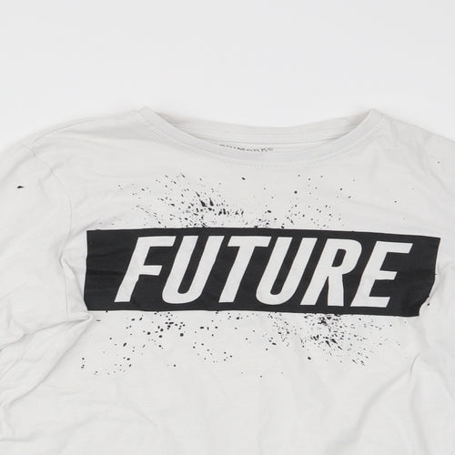 Primark Girls White   Basic Casual Size 11-12 Years  - Future