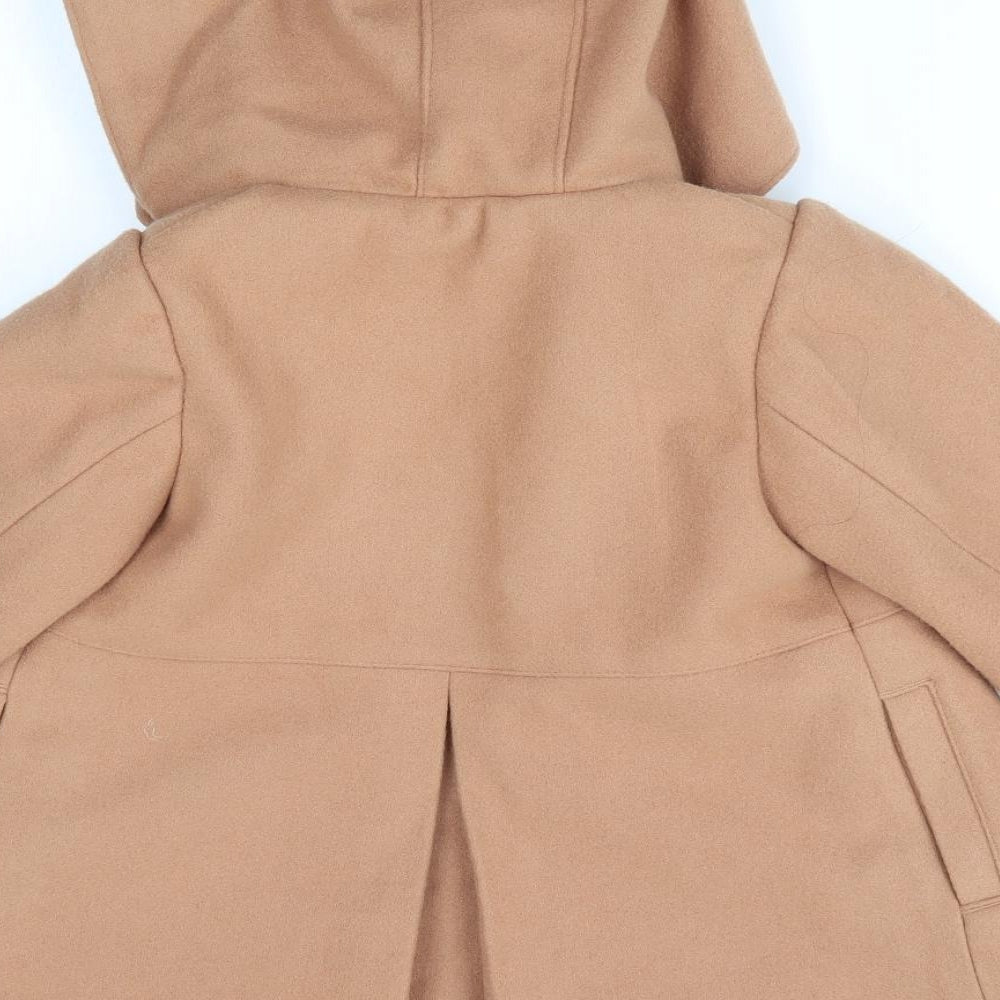 NEXT Girls Beige   Overcoat Coat Size 3-4 Years