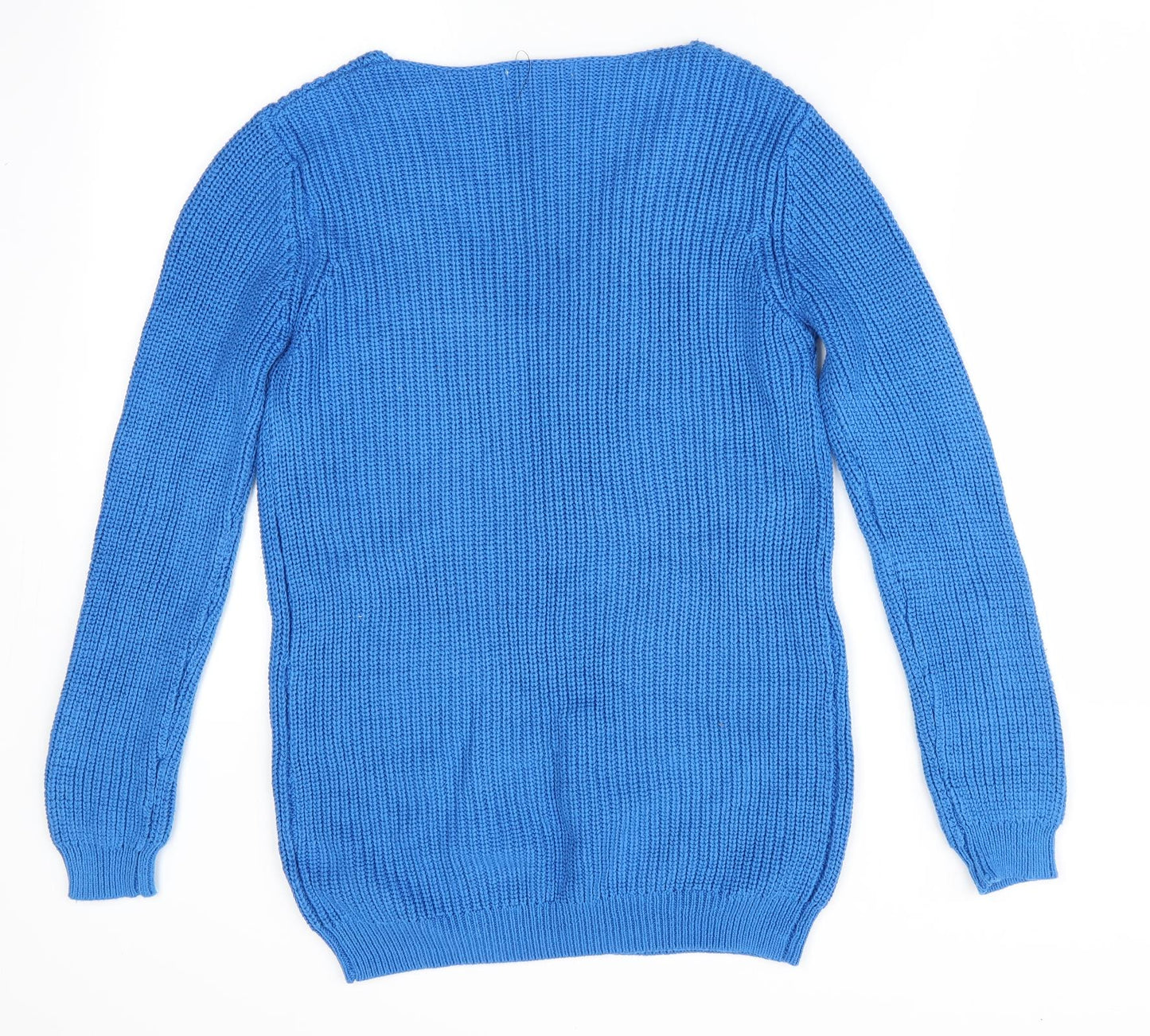 TU Womens Blue   Pullover Jumper Size 8  - Longline Jumper