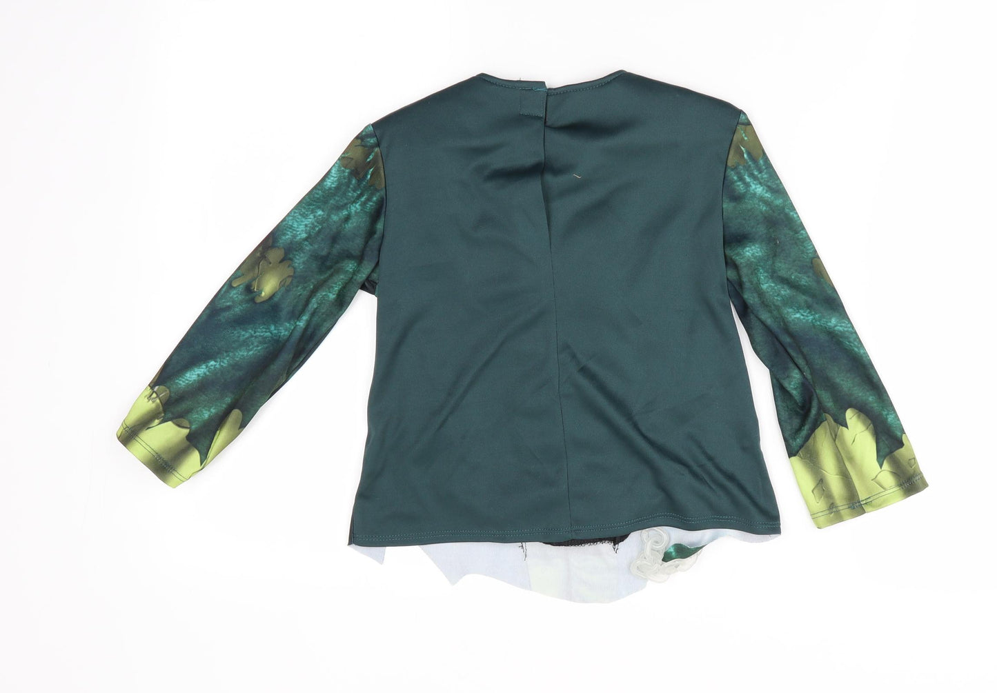 TU Boys Green   Basic Casual Size 3-4 Years  - Hulk Fancy Dress