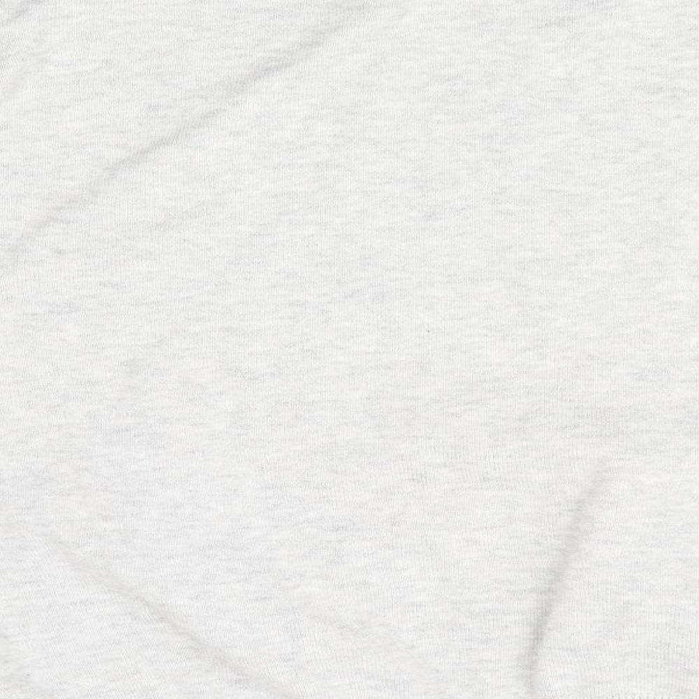 Primark Girls Grey   Pullover Jumper Size 12-13 Years  - Sequinned Arms