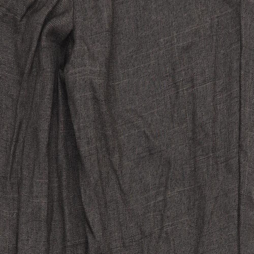 Marks and Spencer Womens Brown   Trousers  Size 12 L28 in - Back Elastication