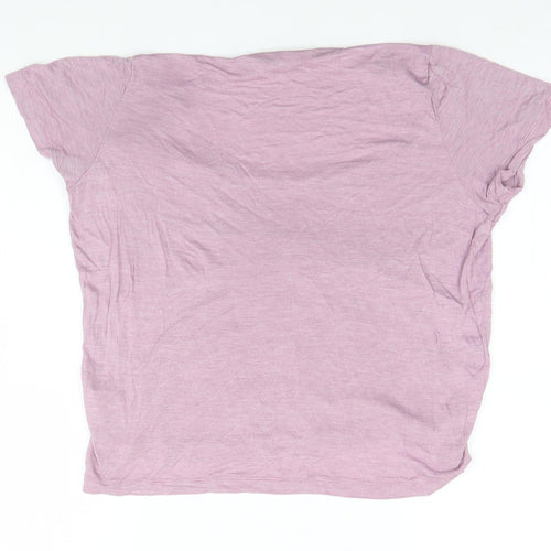 Marks and Spencer Womens Pink   Basic T-Shirt Size 14