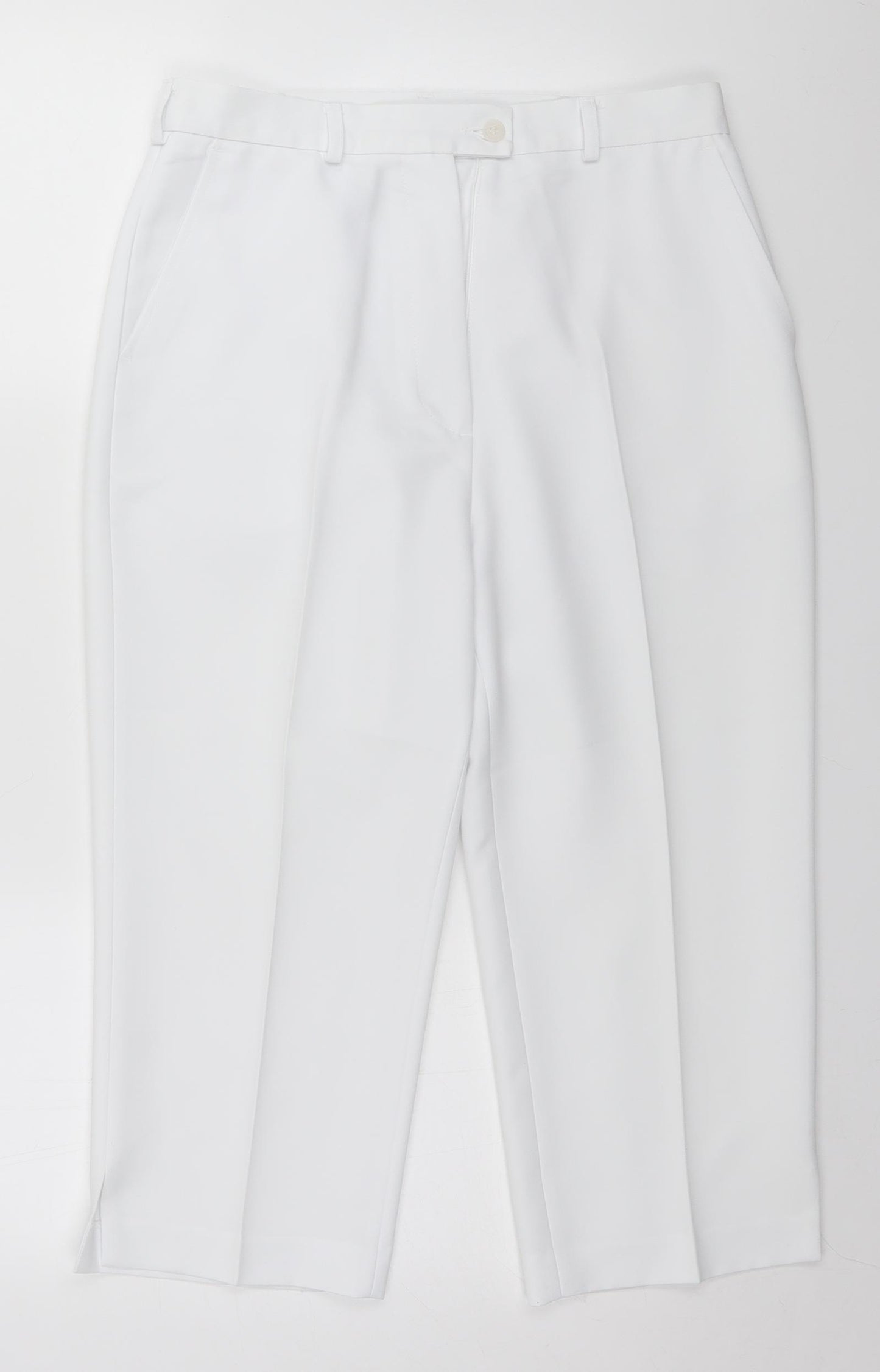 Emsmorn Womens White   Trousers  Size 12 L20 in