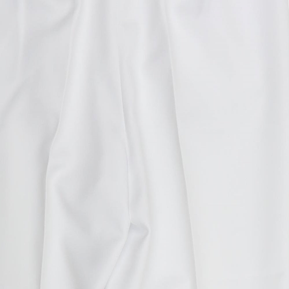 Emsmorn Womens White   Trousers  Size 12 L20 in