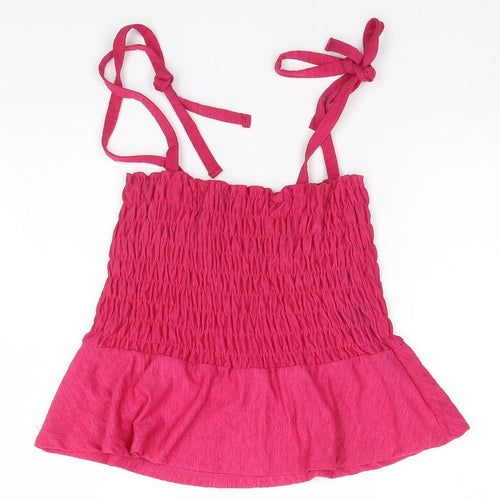Primark Womens Pink   Basic Tank Size 10