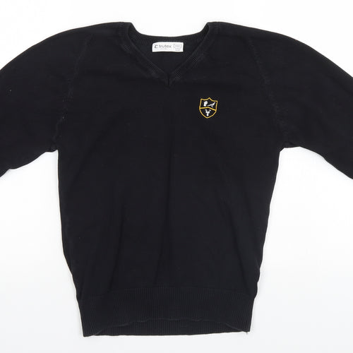TruTex Mens Black   Henley Jumper Size XS
