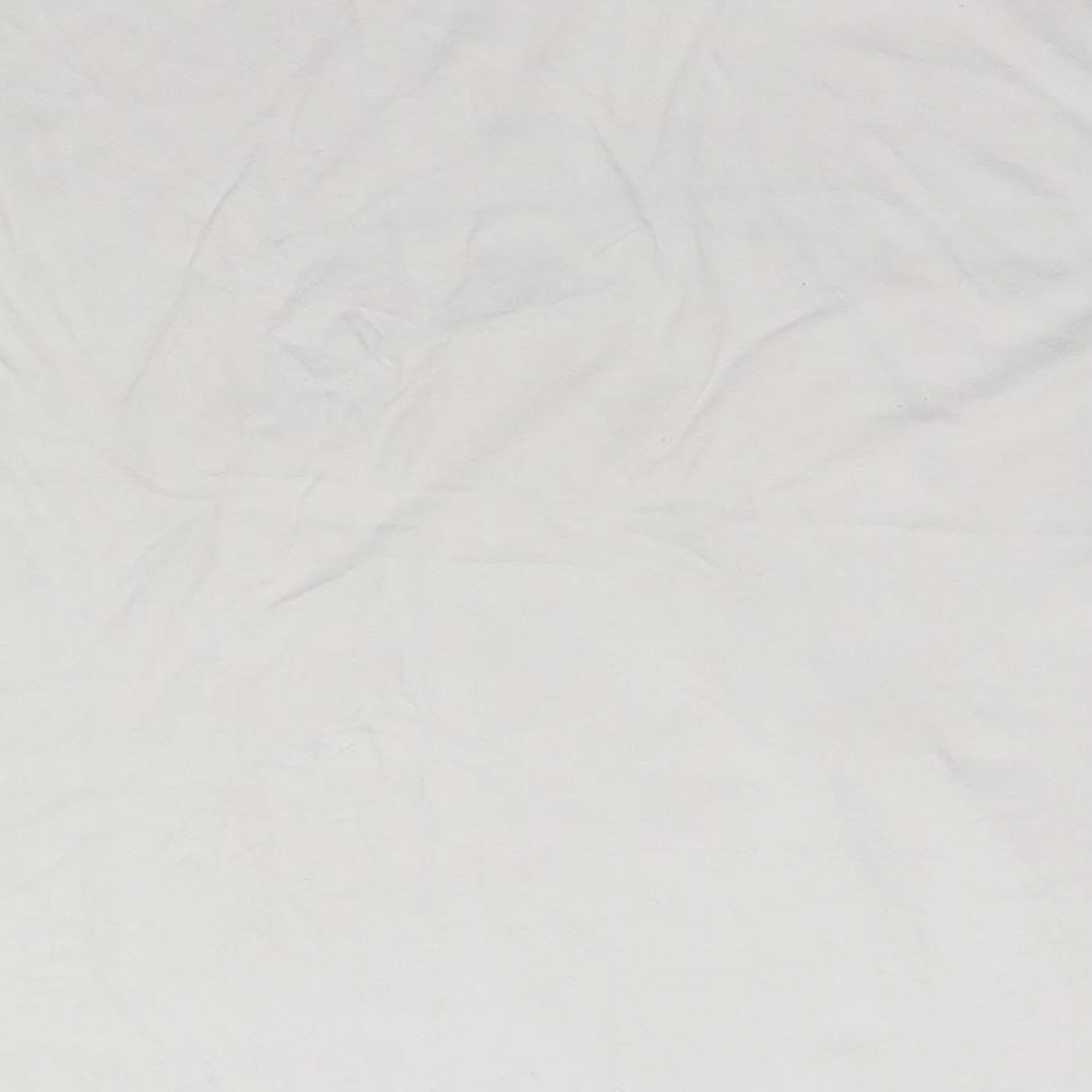 Boohoo Mens White    T-Shirt Size L