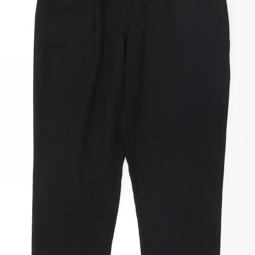Cerise Blue Womens Black   Trousers  Size M L28 in