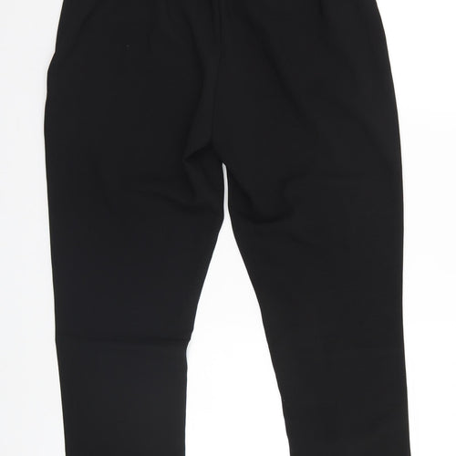 Cerise Blue Womens Black   Trousers  Size M L28 in