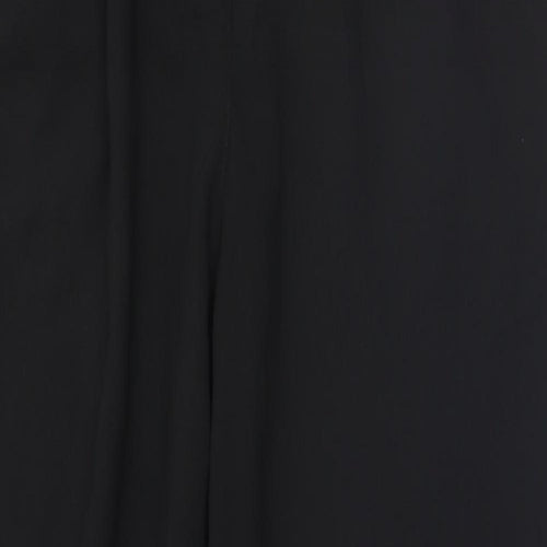 Cerise Blue Womens Black   Trousers  Size M L28 in