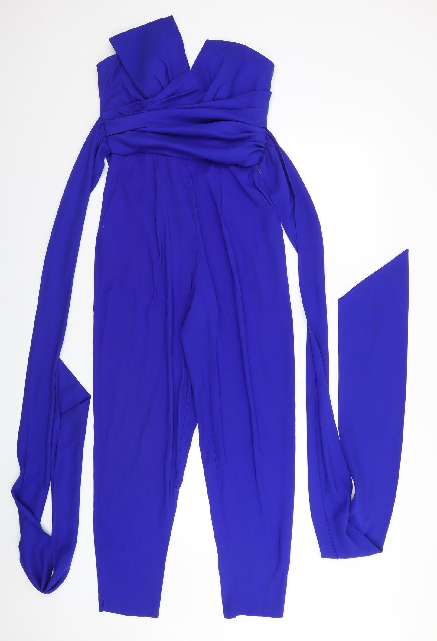 Coast Womens Blue   Jumpsuit One-Piece Size 10 L25 in