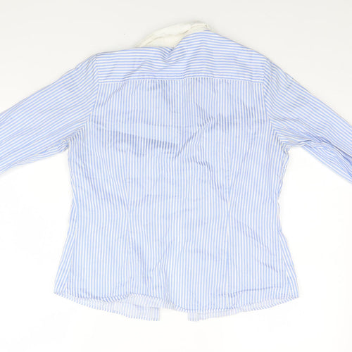 Austin Reed Womens Blue Striped  Top Pyjama Top Size 14