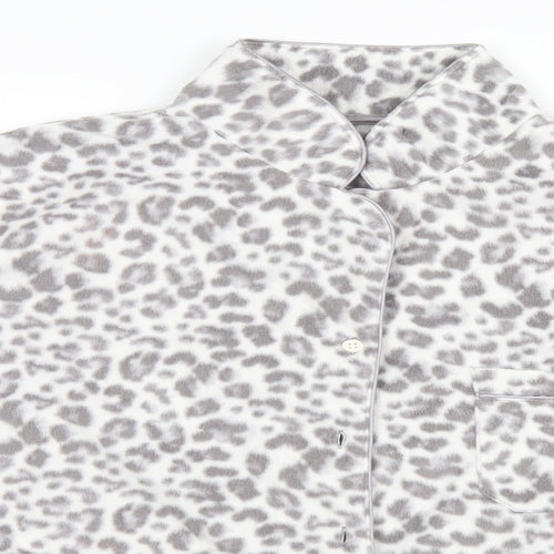 George Womens Grey Animal Print  Top Pyjama Top Size 20