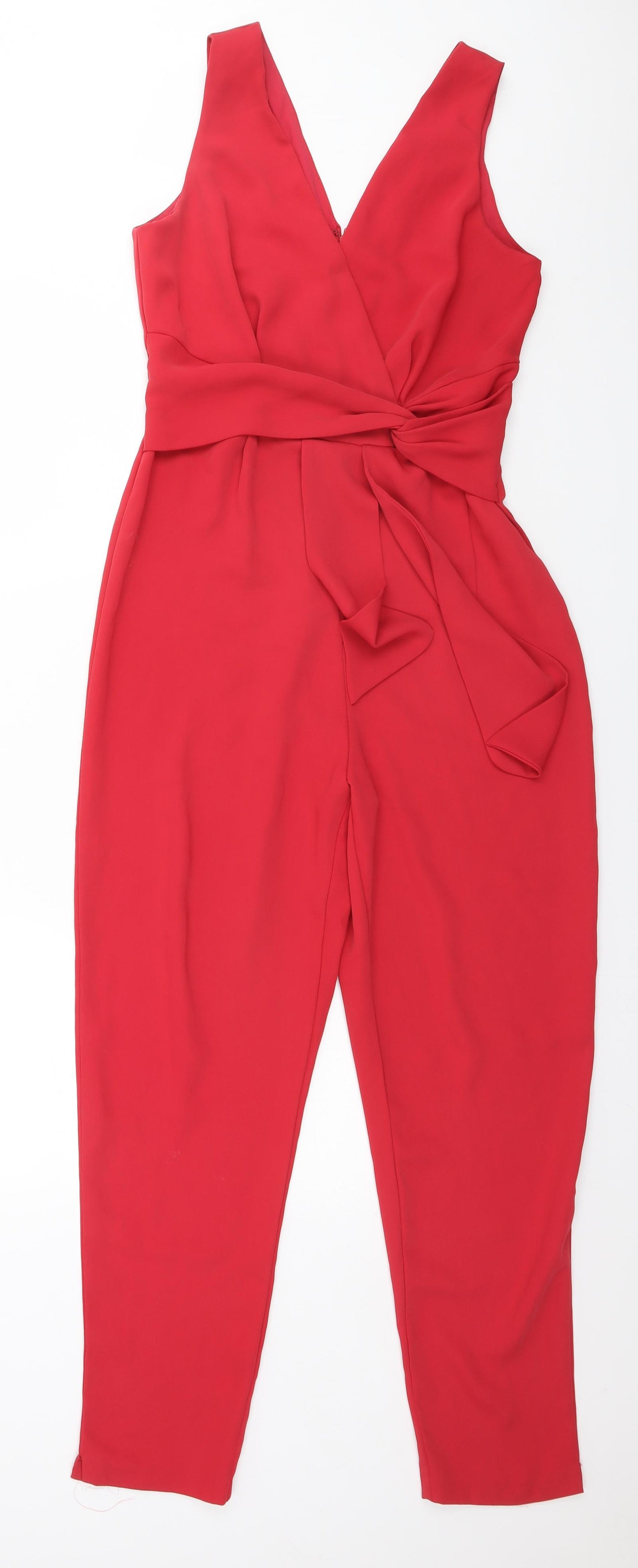 Coast Womens Red   Jumpsuit One-Piece Size 10 L28 in