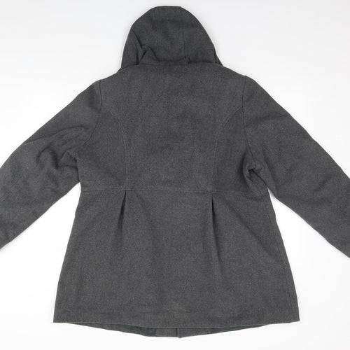 George Womens Grey   Overcoat Coat Size 20