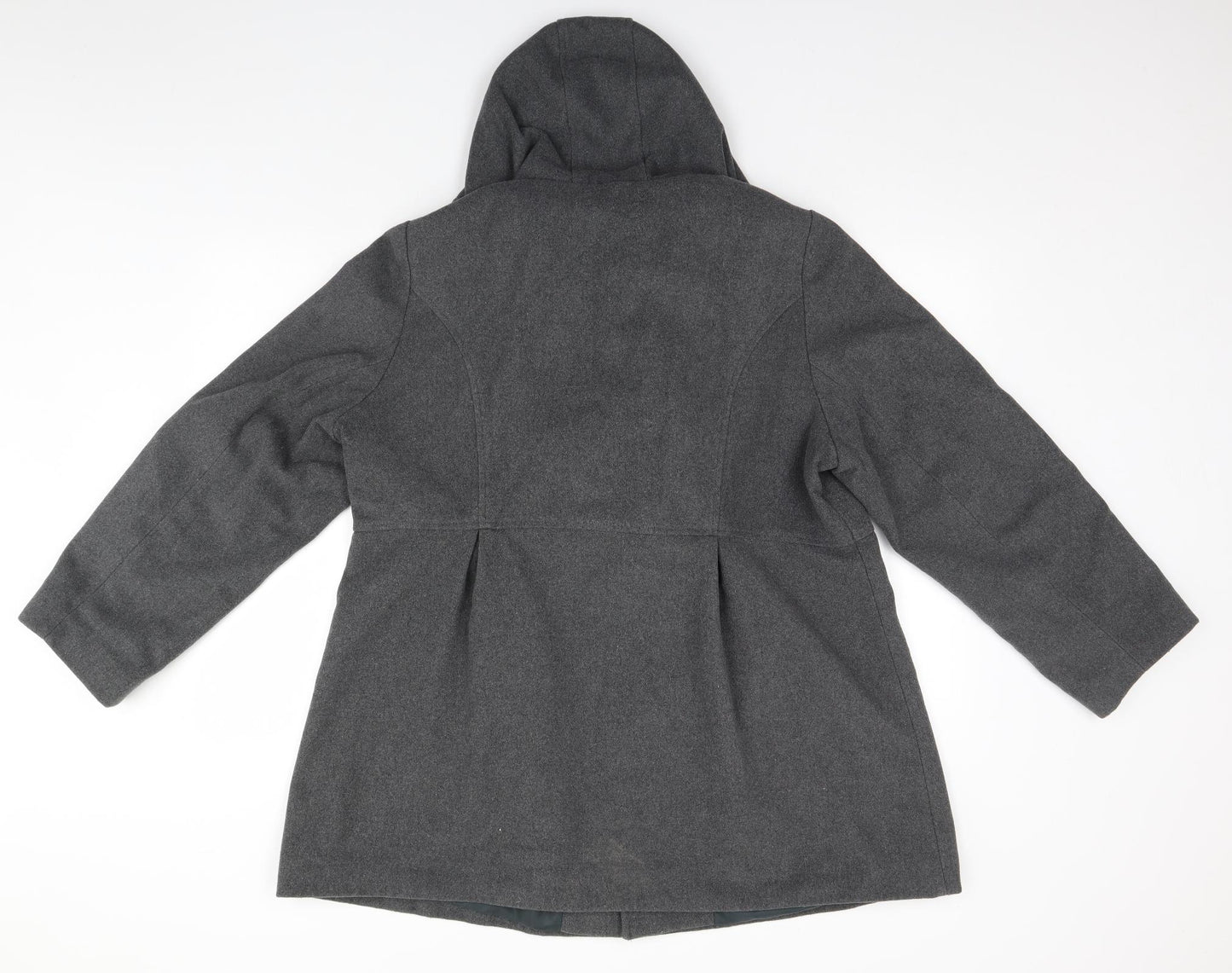 George Womens Grey   Overcoat Coat Size 20