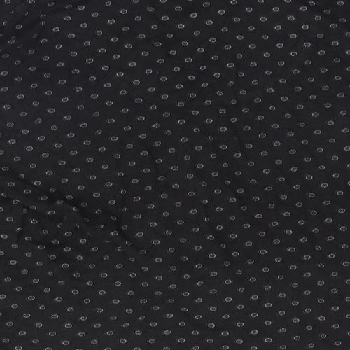 DKNY Womens Black Polka Dot  Top Pyjama Top Size XL
