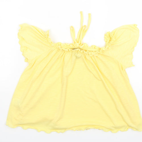 Primark Womens Yellow    Polo Size 10