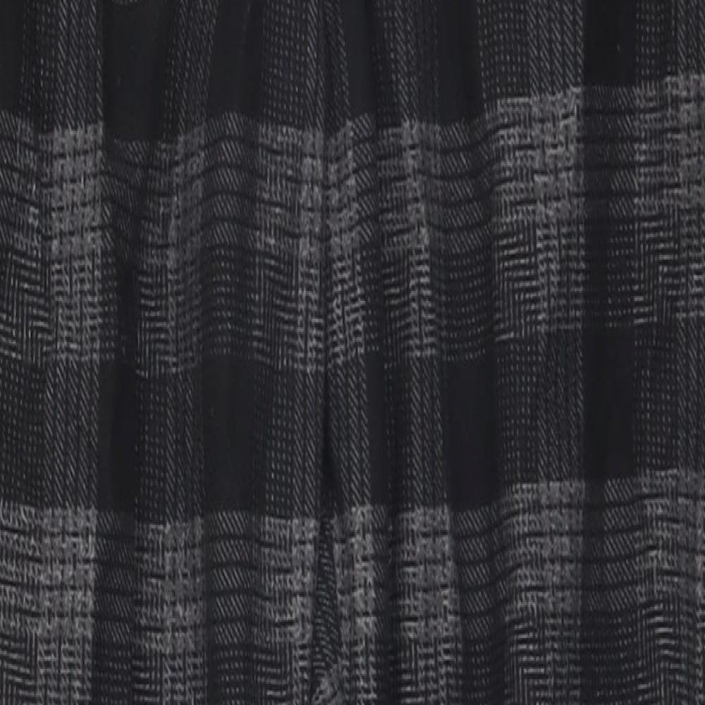 NEXT Mens Black Plaid   Pyjama Pants Size S