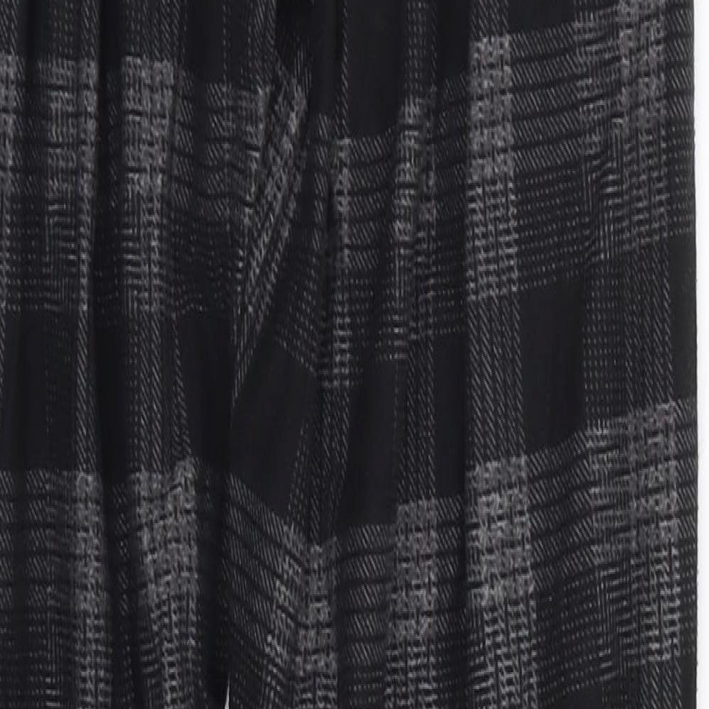 NEXT Mens Black Plaid   Pyjama Pants Size S