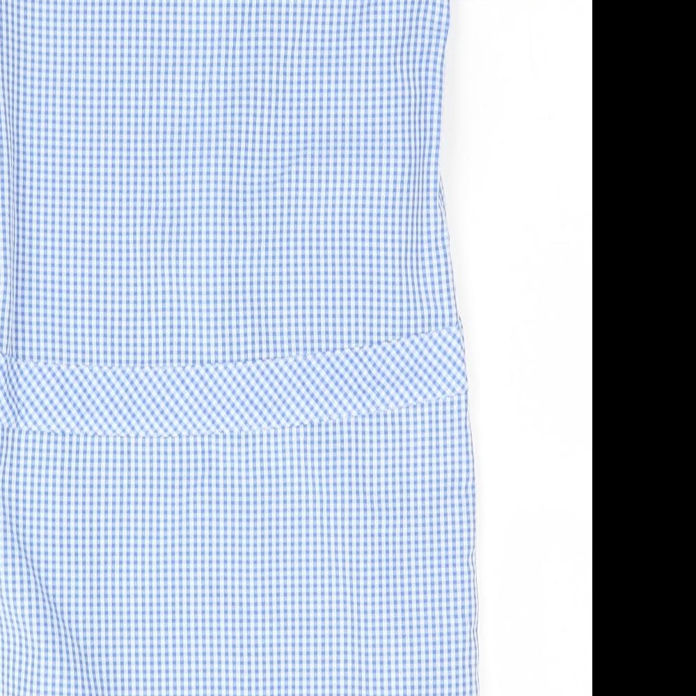 F&F Girls Black Check  A-Line  Size 7-8 Years  - School