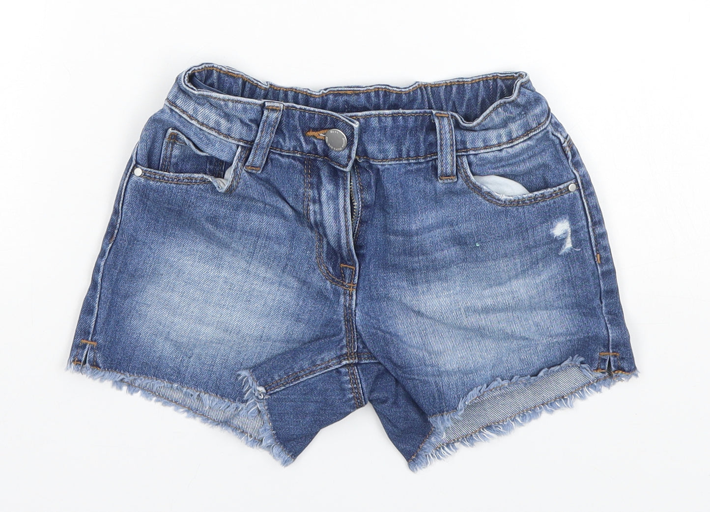 NEXT Girls Blue   Cut-Off Shorts Size 8 Years