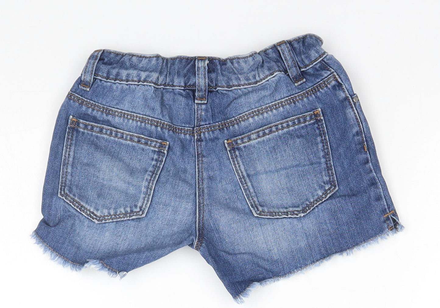 NEXT Girls Blue   Cut-Off Shorts Size 8 Years