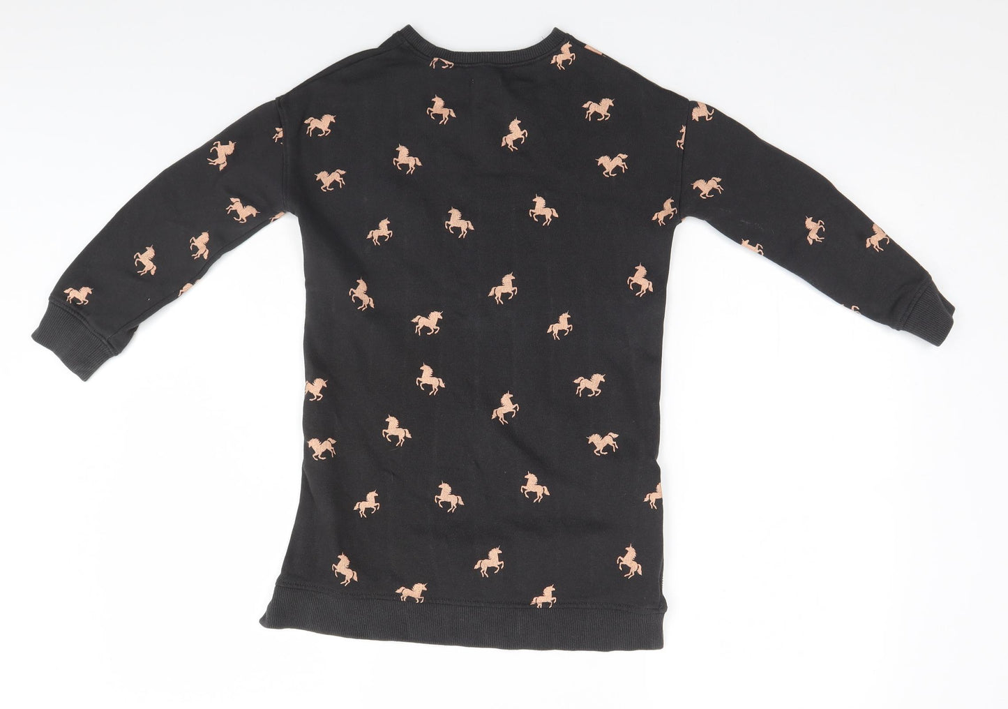 NEXT Womens Brown Animal Print  Pullover Jumper Size 8  - Unicorns