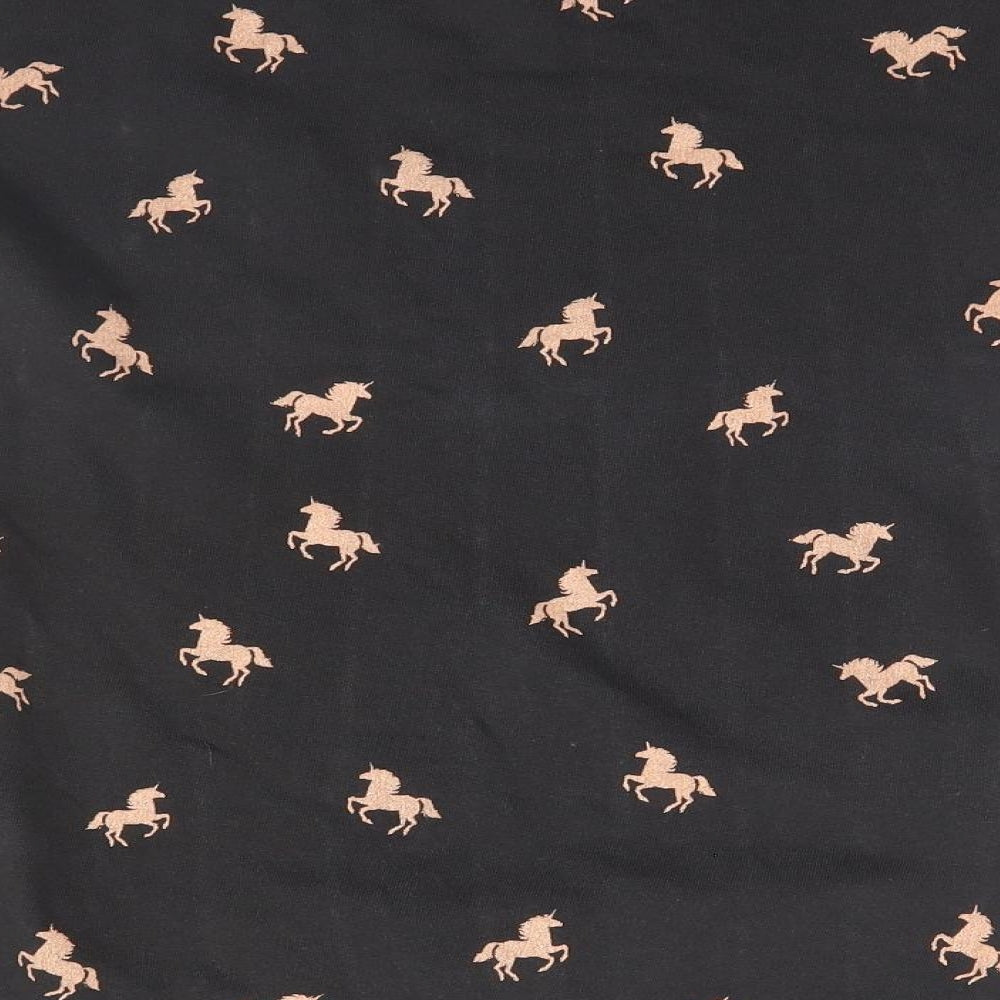 NEXT Womens Brown Animal Print  Pullover Jumper Size 8  - Unicorns