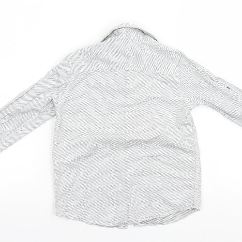 LC Waikiki Boys White Spotted  Basic Button-Up Size 5-6 Years